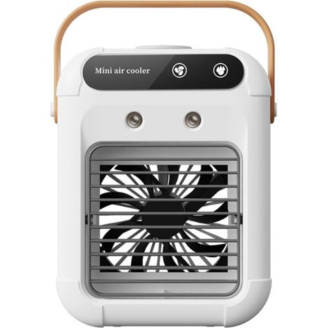 Portable Air Conditioner 500ml Silent Air Freshener 4 in 1 Mini Mobile Air Conditioner No Vacuum with 2 Speeds Portable Fan for Office Bedroom (1/5)