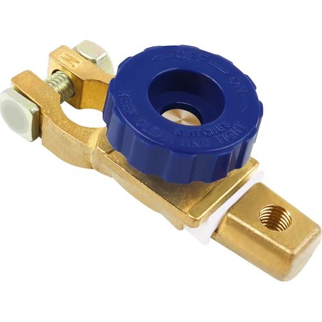 Coupe-batterie 12 V/24 V - Interrupteur principal de batterie de voiture - Interrupteur principal pour voiture, camion, bateau (1/5)