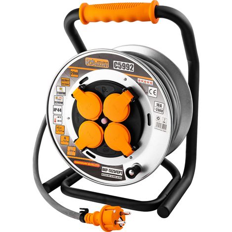 Rallonge avec bobine Richmann C5992 20 m 3x2 5 mm²