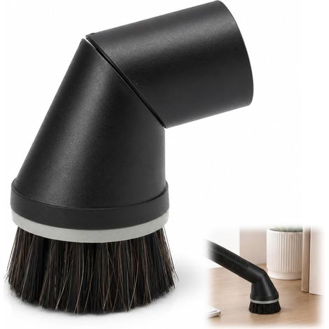 Brosse Universelle pour Aspirateur, Accessoire de Nettoyage Profond avec Buse Rotative et Poils en Nylon, Compatible avec Tuyaux de 35 mm, Idéale pour Meubles et Zones Difficiles d'Accès (1/5)