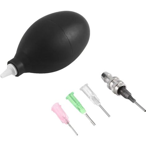 1 ensemble d'outils et fournitures pour poterie, applicateur de précision en céramique, embouts d'applicateur de 3 onces (noir) (1/5)