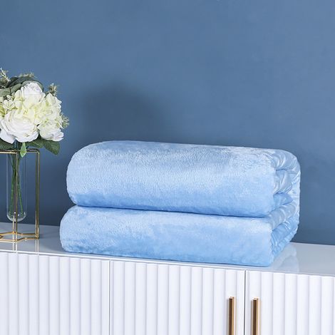 Couverture Polaire - 100 x 150 cm - Flanelle Douce et Légère - Pour Canapé Lit Salon Chambre - 1 Pièce (1/3)