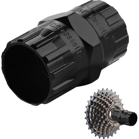 2-in-1 Fahrradkassetten-Ausbauwerkzeug, Freilauf-Reparatur- und Ausbauwerkzeug für Fahrräder, Freilaufwerkzeuge, 2-in-1 Fahrradkassetten-Ausbauwerkzeug, Shimano-kompatibler Kassettenausbau (1/5)
