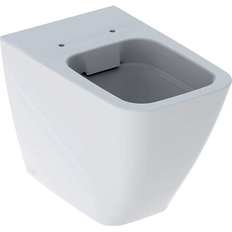 WC à fond creux Geberit iCon Square au ras du sol 6 l blanc