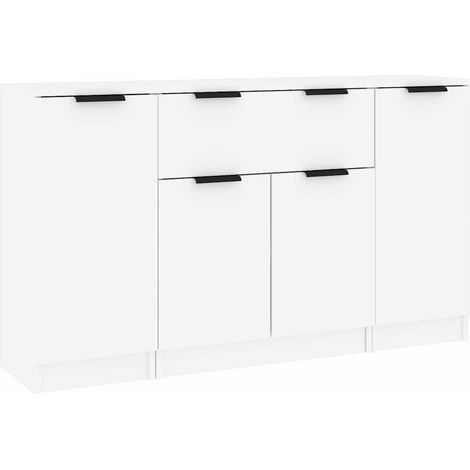3 Stk. Sideboard/Anrichte/Buffet Weiß Holzwerkstoff LXWW982015 (1/5)