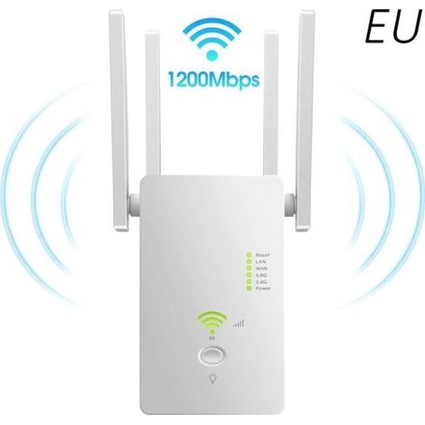 AC1200 Mbit/s 2,4+5 GHz Dualband-WLAN-Verstärker/Repeater (1/5)