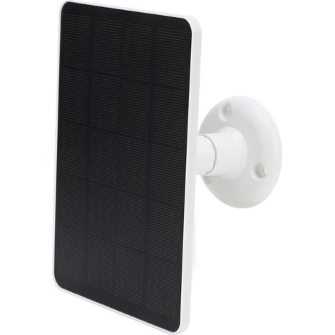 Pannello solare in silicio monocristallino bianco da 5 V 4 W, basso consumo energetico, caricabatterie solare per monitoraggio e protezione della sicurezza. (1/5)