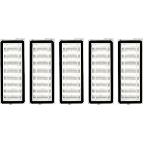 (5 Pièces) QV 35A, Q Revo S Filtre HEPA De Remplacement Pour Aspirateur Robot Roborock QV 35A, QV35S, Qrevo MaxV, Qrevo S, Qrevo Plus, Qrevo Pro, Qrevo Curv Kit De Filtre, Kit D'accessoires De Filtres (1/5)