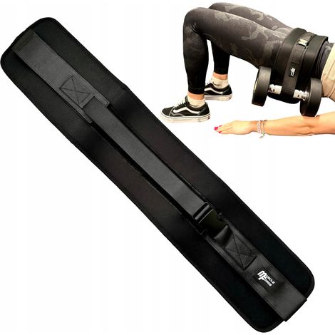 Hip Thrust Gürtel schwarz (Hip Thrust Übungsgürtel schwarz) (1/4)