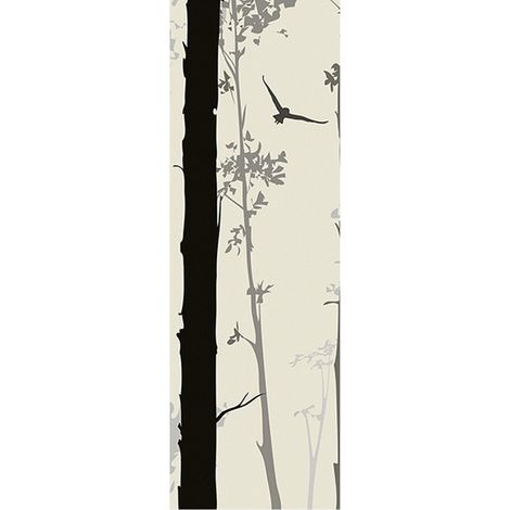 Poster Thème arbre blanc - 90 x 270 cm (1/3)