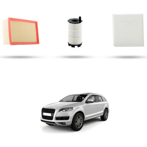 Kit Tagliando 3 filtri compatibile con Audi Q7 (4L) 4.2 fsi 257kw dal 2006 (1/5)