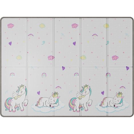 Toddler Play Mat - Unicorn & Moon and Stars