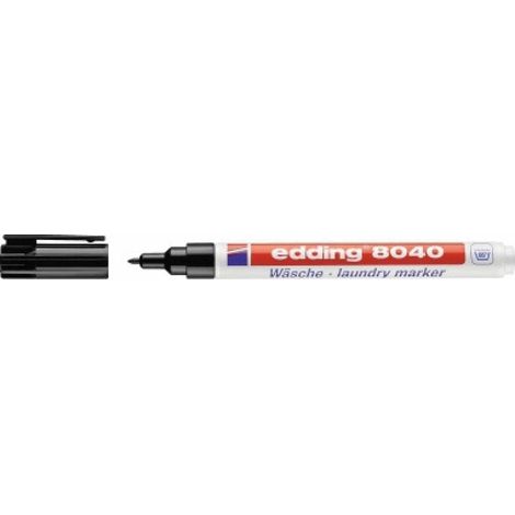 Edding Textil Permanentmarker 8040 f/rund schwarz (1/5)