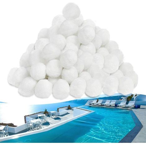 Filtre à Sable Balles Filtrantes 1400 g pour système de filtration à sable - Remplace 25 kg de sable filtrant Blanc (1/5)