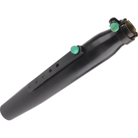 Pot d'échappement vintage pour moto, accessoire de remplacement en fer, 38/40/43/45 mm (noir) (1/5)