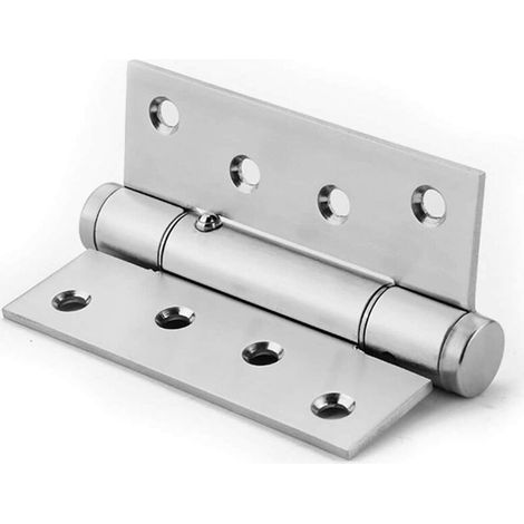 Türschließer mit verdecktem Soft-Close-Scharnier und leiser Schließfunktion, geeignet für Türen in Wohnräumen, Innengärten, Hotels und Gewerbeimmobilien – Silber (1/5)