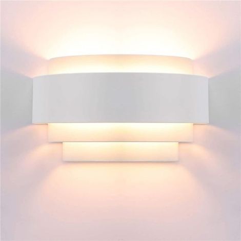 Applique murale LED, applique intérieure, design simple, lampe en métal, blanc chaud (1/5)