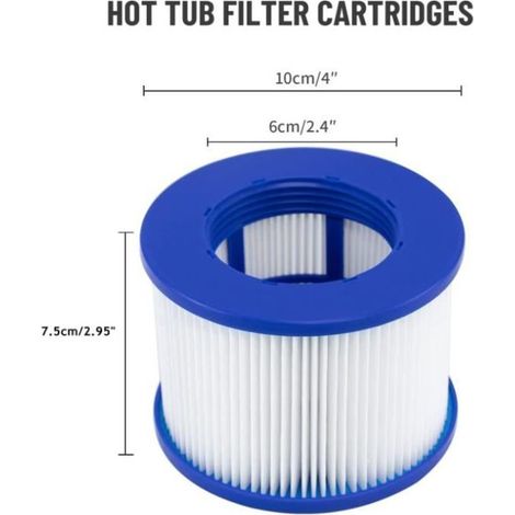 Unendlich großer Schraub-Spa-Filter – Clever Spa-Filterkartusche – Weiß (1/5)