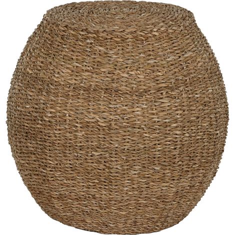 Mesita Auxiliar Seagrass 44X44X43 Natural (1/4)