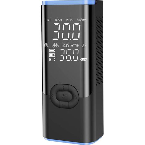 FISCHER FAHRRAD Compressore a batteria incl. Powerbank AP Power DUO