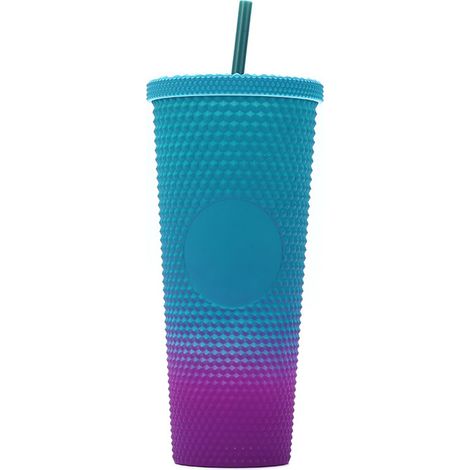 710 ML / 24OZ coupe d'eau de grande capacité en plastique réutilisable à tumbler tapis avec une paille de limace large à profil de fuite, pour la cuisine et la maison (variante 6) (1/5)