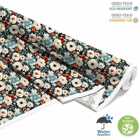Outdoor dekostoffe oxford - Motiv Blumen I DX5663 (1/5)