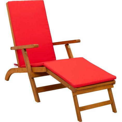 Maison Exclusive - Lettino prendisole reclinabile e pieghevole 55 x 146 x 91 cm