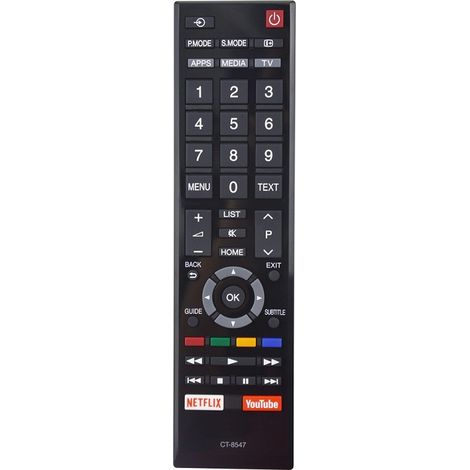 Télécommande pour téléviseur compatible CT-8547 de remplacement (1/5)