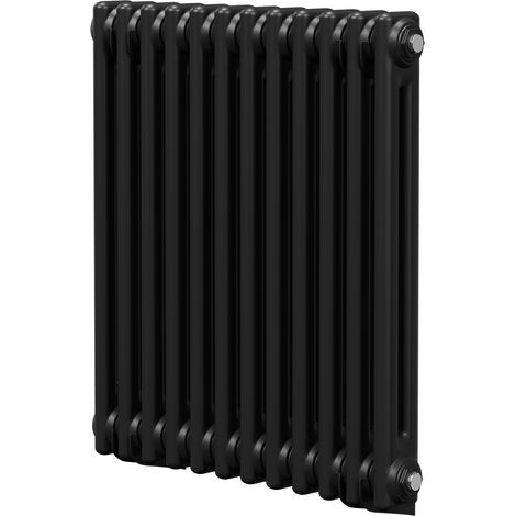Colore Colosseum Matt Black 600mm x 548mm Double Panel Radiator (1/5)