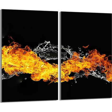 Placa protectora de vidrio para estufa 2x30x52 Fire (1/5)