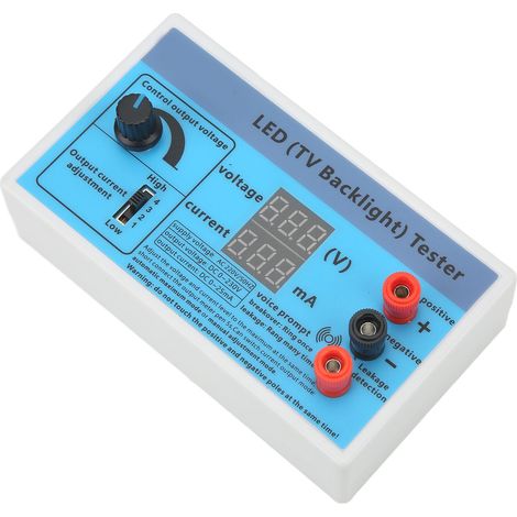 Testeur de rétroéclairage LED multifonction pour bandes LED, outil de réparation de LED, détecteur de lumière, sortie 0-230 V, prise UE 220 V (1/5)