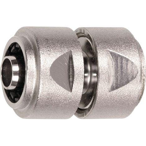 GEKA plus – Raccord de tuyau avec écrou de serrage – Laiton nickelé, 1/2 pouce (13 mm) (1/2)