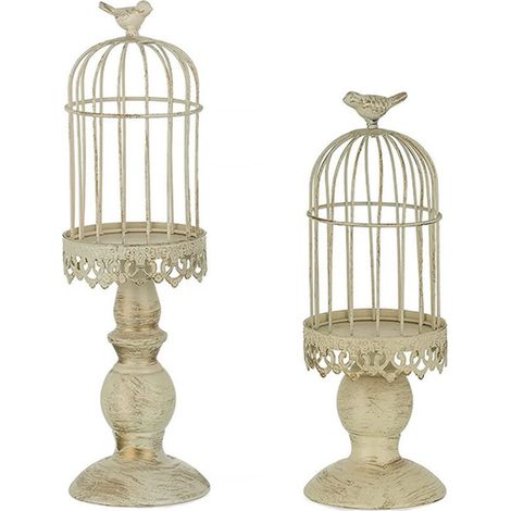 Chandelier à Cage à Oiseaux Vintage, Chandeliers décoratifs pour Tables de Mariage, Ornements pour Chandeliers sculptés en Fer forgé, S + L (1/5)