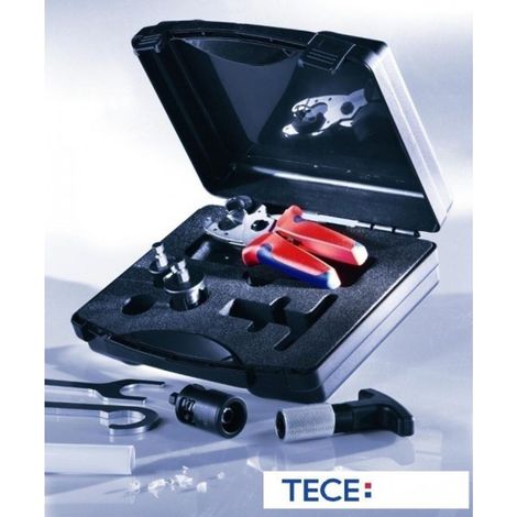 Tece – Coffret multi-outils 32-50mm – Pince coupe-tube et outils de calibrage – Pour coupes nettes et chanfreinage précis
