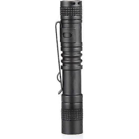 Lampe torche stylo à pile intégrée, mini lampe de poche LED ultra-lumineuse, format stylo, avec batterie intégrée. (1/3)