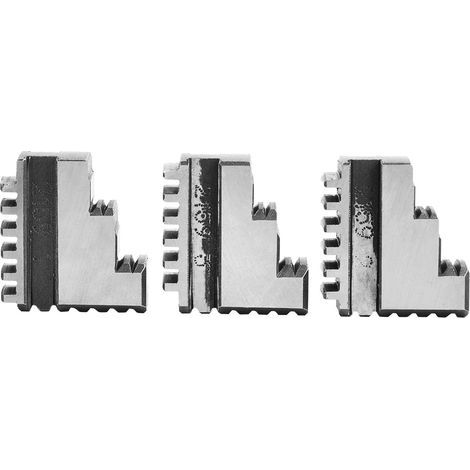 Spannbacke, Drehbankbacke. Langlebig, feinfühlig, praktisch, rostbeständig für den professionellen Einsatz in allgemeinen Elektronikbauteilbearbeitungswerkstätten. (1/4)