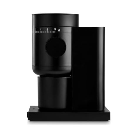 Molinillo de café con fresas cónicas de 48 mm Fellow Opus 2, eléctrico para expreso, doméstico, ajuste continuo de molienda, para expreso y elaboración en frío, sistema antiestático, autoparada, negro
