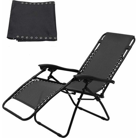 Housse salon de jardin,Toile Pour Chaise Longue Universel Tissu De Remplacement Pour Chaise Longue Respirant Durable Housse De Rechange En Tissu Pour Jardin Bains De Soleil (Seulement La Toile) Tissu (1/5)