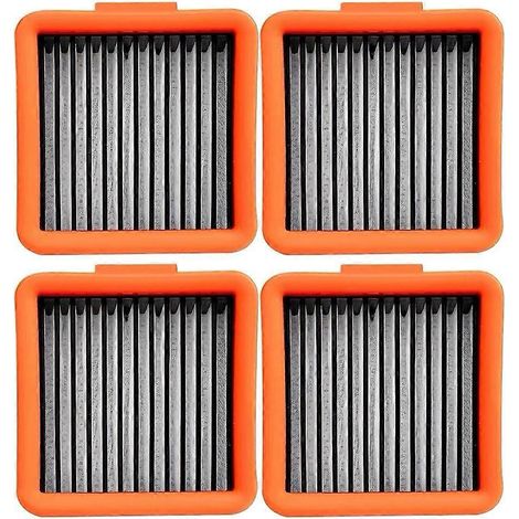 Packung mit 4 Ersatzfiltern für die Staubsauger Uwant D100, D100 Pro, D5, D5pro, D100 Plus, A60 und V8.