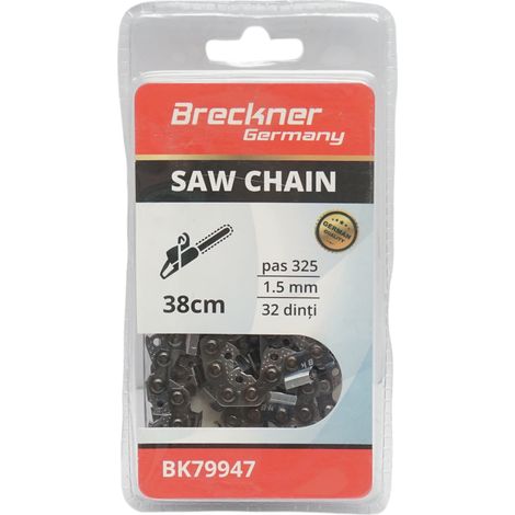 Catena per motosega passo 325, 32 denti, 1,5 mm, lunghezza 38 cm Breckner Germany (1/4)