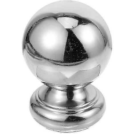 Kugelförmiger Handlaufabschluss für Treppengeländer im Innenbereich-9.70X6.30X6.30CM-Silver