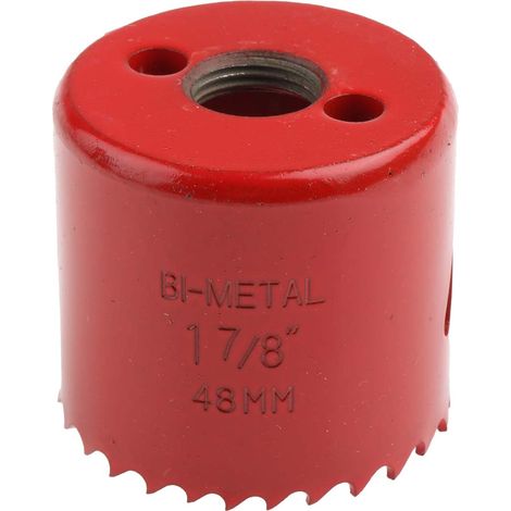 Rs Pro – Scie cloche HSS 48mm – Profondeur de coupe 32mm – Pour bois dur et matériaux composites – Découpe précise et nette