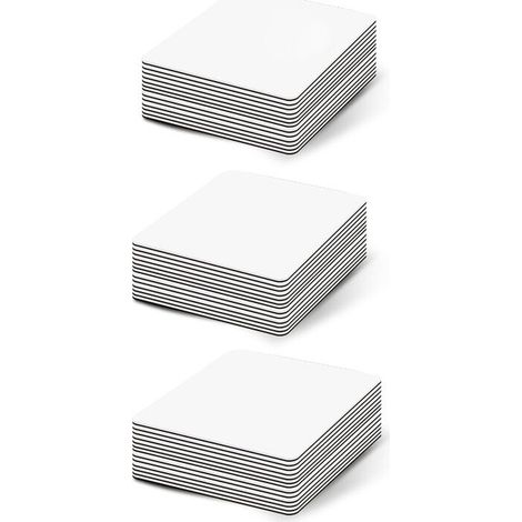 Imanes de sublimación, 40 imanes rectangulares para refrigerador, 7,5 x 5,5 cm, para el hogar, la cocina, el refrigerador, regalos. (1/4)