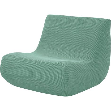Housse extensible sans accoudoirs couleur unie pour canapés paresseux, tatami, fauteuils bureau, style 4