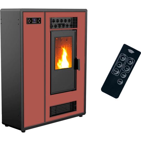 Estufa de pellets Air Slim Astral 12,2 kW Burdeos Sannover