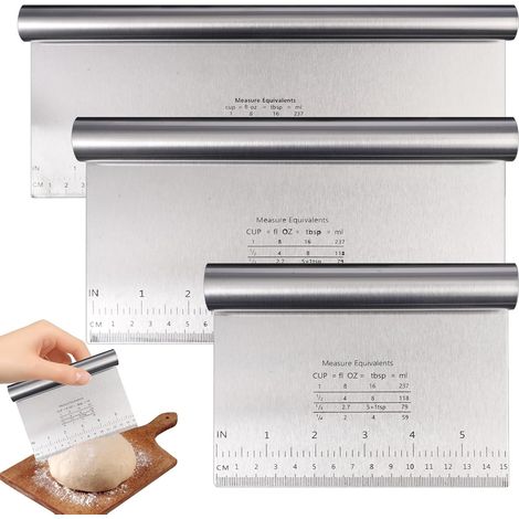 3-Piece Pastry Cutter Set for Bakery, 15/22/30 cm, for Cakes, Tarts, and Pizzas (1/5)