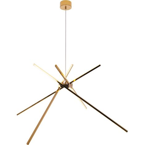 Lampada a sospensione Spider oro moderna LED 33W Maxlight (1/4)