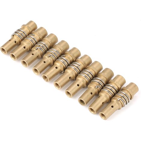 Lot de 10 porte-embouts pour poste à souder MIG, consommables compatibles avec le pistolet torche 15AK. (1/5)
