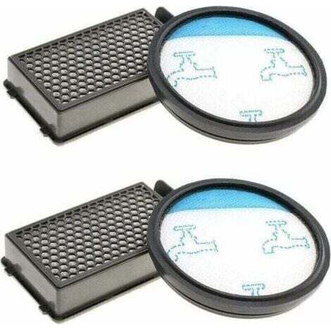 Kit de filtres pour aspirateur Rowenta Compact Power Cyclonic RO37 - 2 jeux filtres moteur et HEPA (1/4)