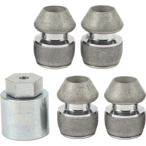 LR037026 LR002084 Lot de 4 Verrous de Roue à Siège Conique avec 4 Verrous et 1 clé pour Land Rover Discovery Sport Freelander 2 (1/5)